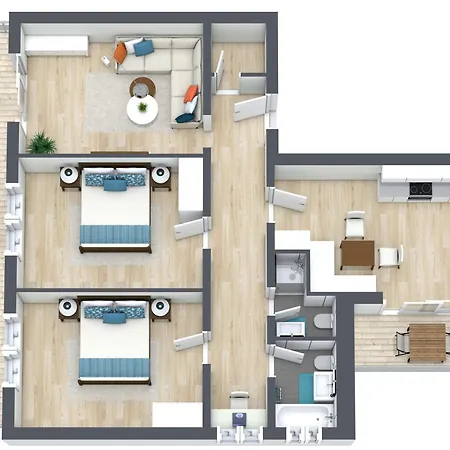 アパート マッターホルングルス ツェルマット